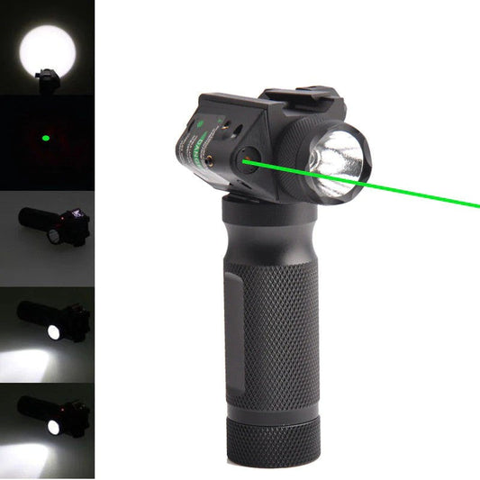 3-In-1 Tactical Foregrip with Flash Light & Laser