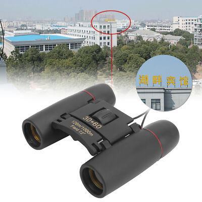 Compact 30x60 Binoculars – Powerful Folding Telescope for Outdoor Adventures