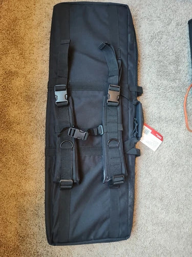 American Tactical ATICT36DGB RUKX Gear 36" Black Double Gun Case Rifle Bag