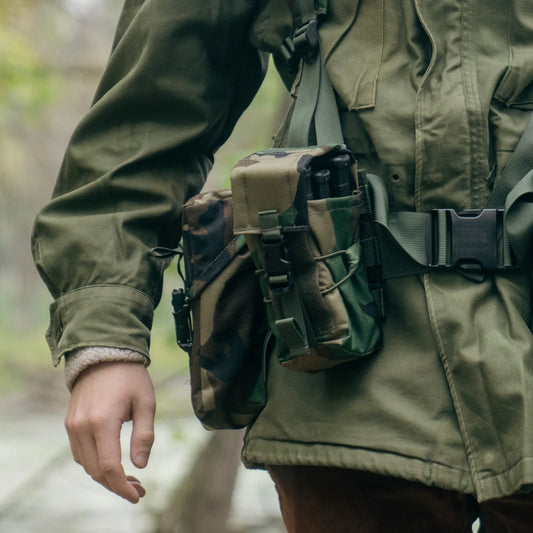 tactical multicolor fanny pack for men