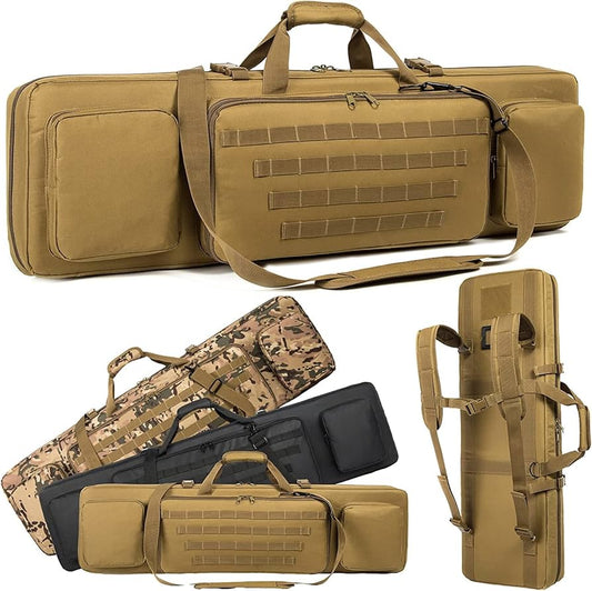 tactical rifle case, double long gun bag, 36 inch rifle case, pistol rifle carrying case, bullet shoulder strap gun bag, tactical gun case Pakistan, firearm carry bag, shooting gun case, rifle and pistol bag, durable gun case Pakistan, adjustable shoulder strap gun bag, secure firearm case
