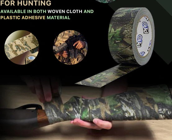 Camouflage Duct Tape Adhesive Tape for Gun Coating – Durable & Tactical