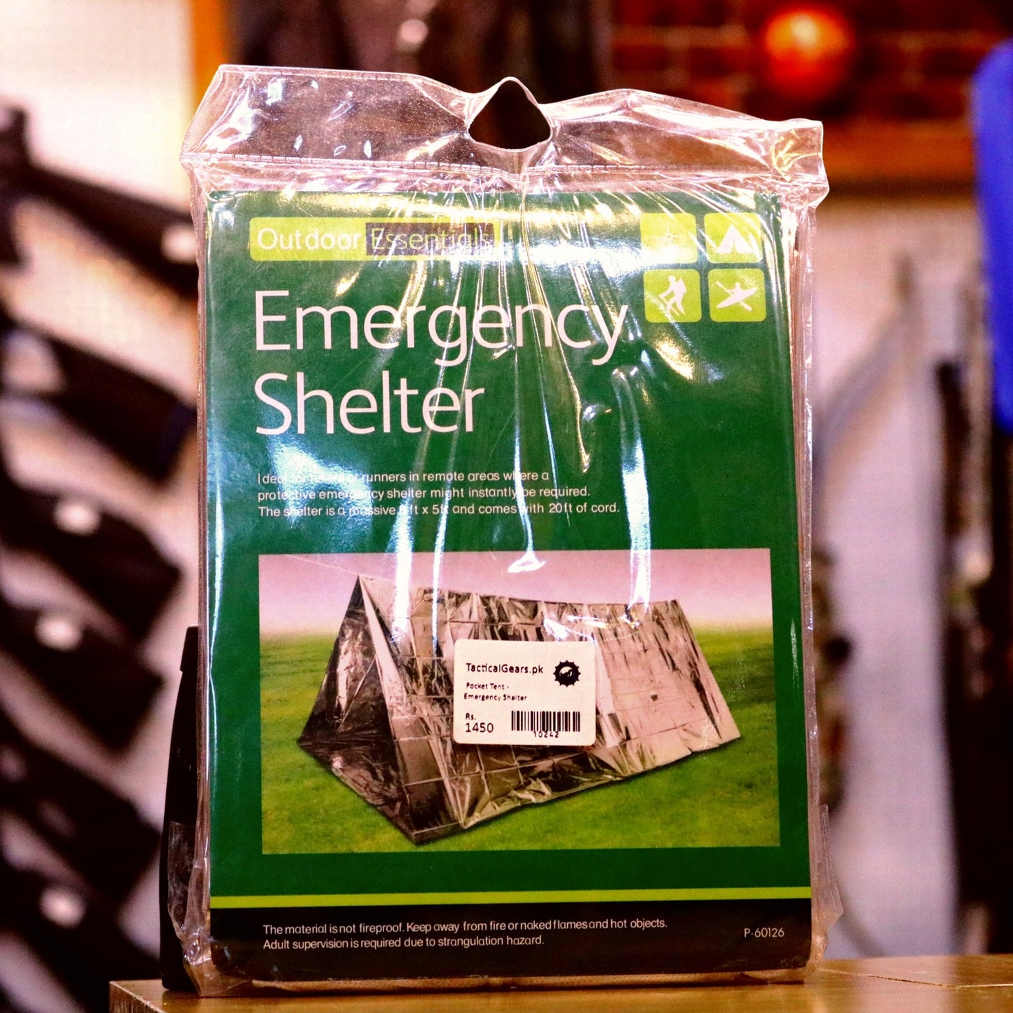 Pocket Tent – Compact Emergency Shelter for Survival, Hiking & Outdoor Protection
