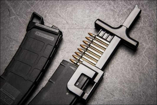 universal speed loader, rifle speed loader, submachine gun loader, 5.56 speed loader, 7.62 speed loader, 9mm speed loader, magazine loader Pakistan, tactical speed loader, gun accessory, magazine loading tool
