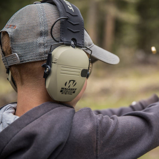 Walker's Razor Rechargeable Electronic Ear Muffs – Premium Hearing Protection