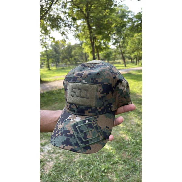 5.11 Tactical Outdoor Cap – military-grade design for hiking, shooting, and everyday use.